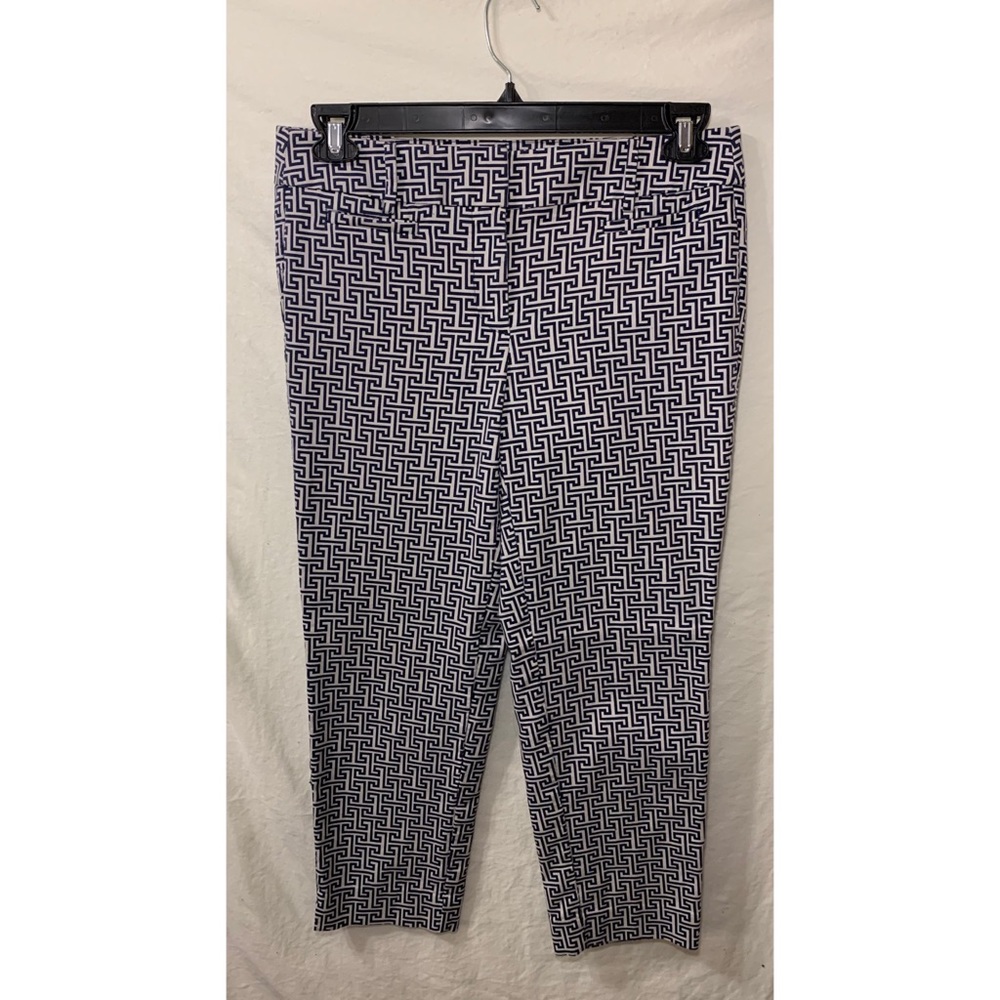 LOFT Rivera Marisa Cropped Print Pant